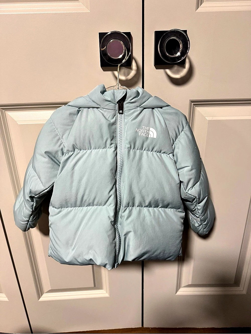 The North Face Baby North Down Fleece-Lined Jacket Blue 6-12M